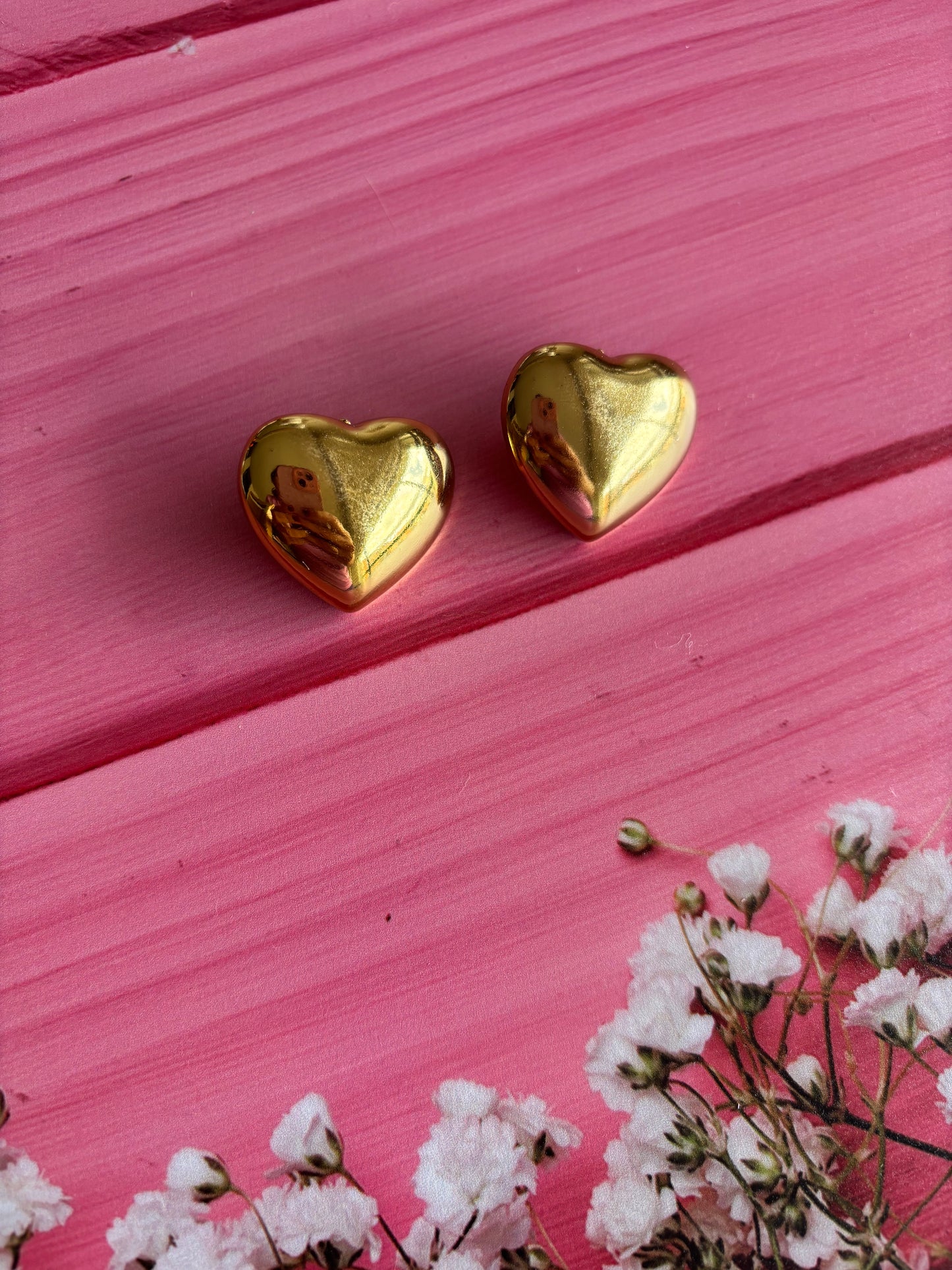 Aretes Corazón Liso