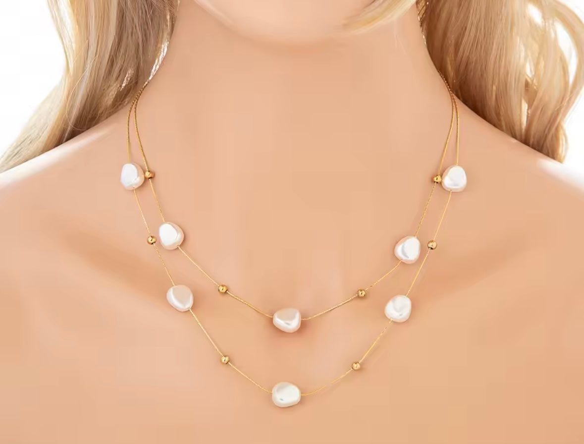 Collar Dúo Perlas Rio Loving Me
