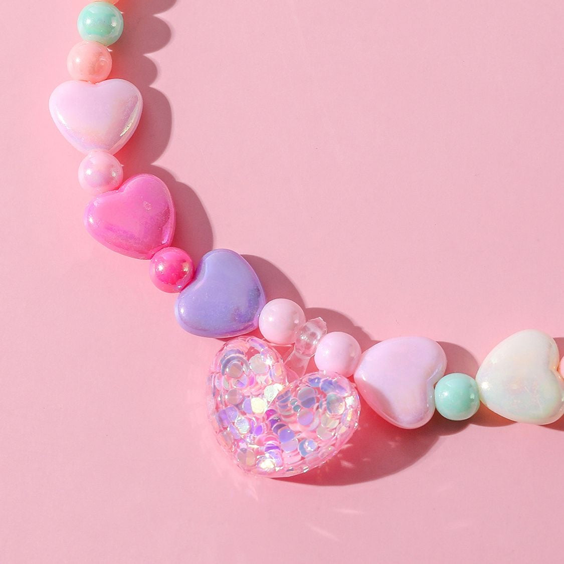 Collar Niña Corazón Pastel Loving Me