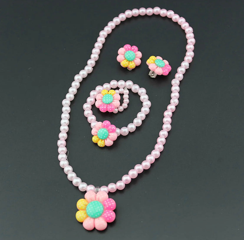 Collar combo Niña Flor