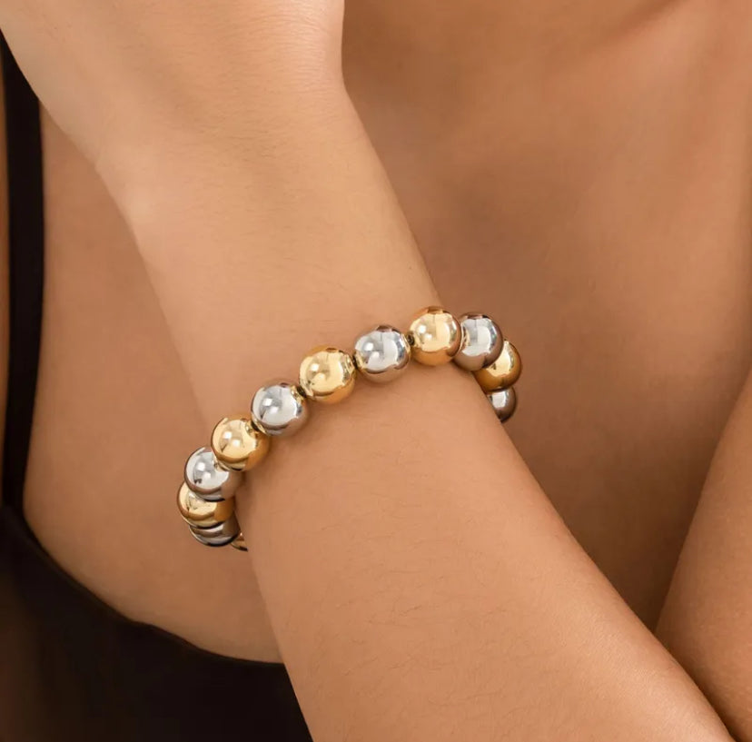 Pulsera Balines Combinada Graduable
