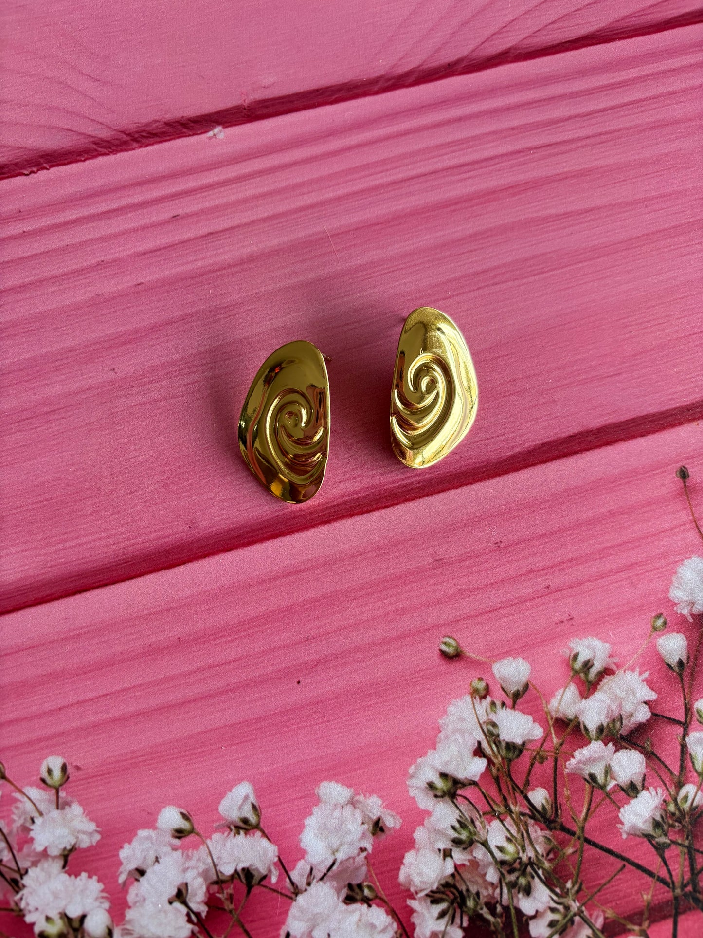 Aretes Óvalo Caracol