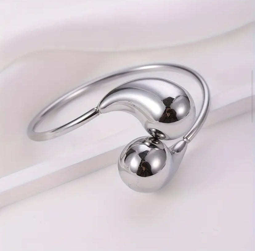 Pulsera Gota Plateada Uhlalá