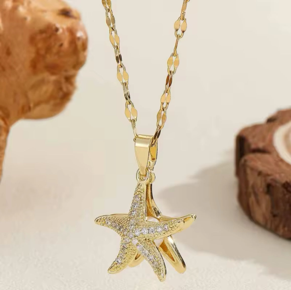 Collar Estrella de Mar Perla