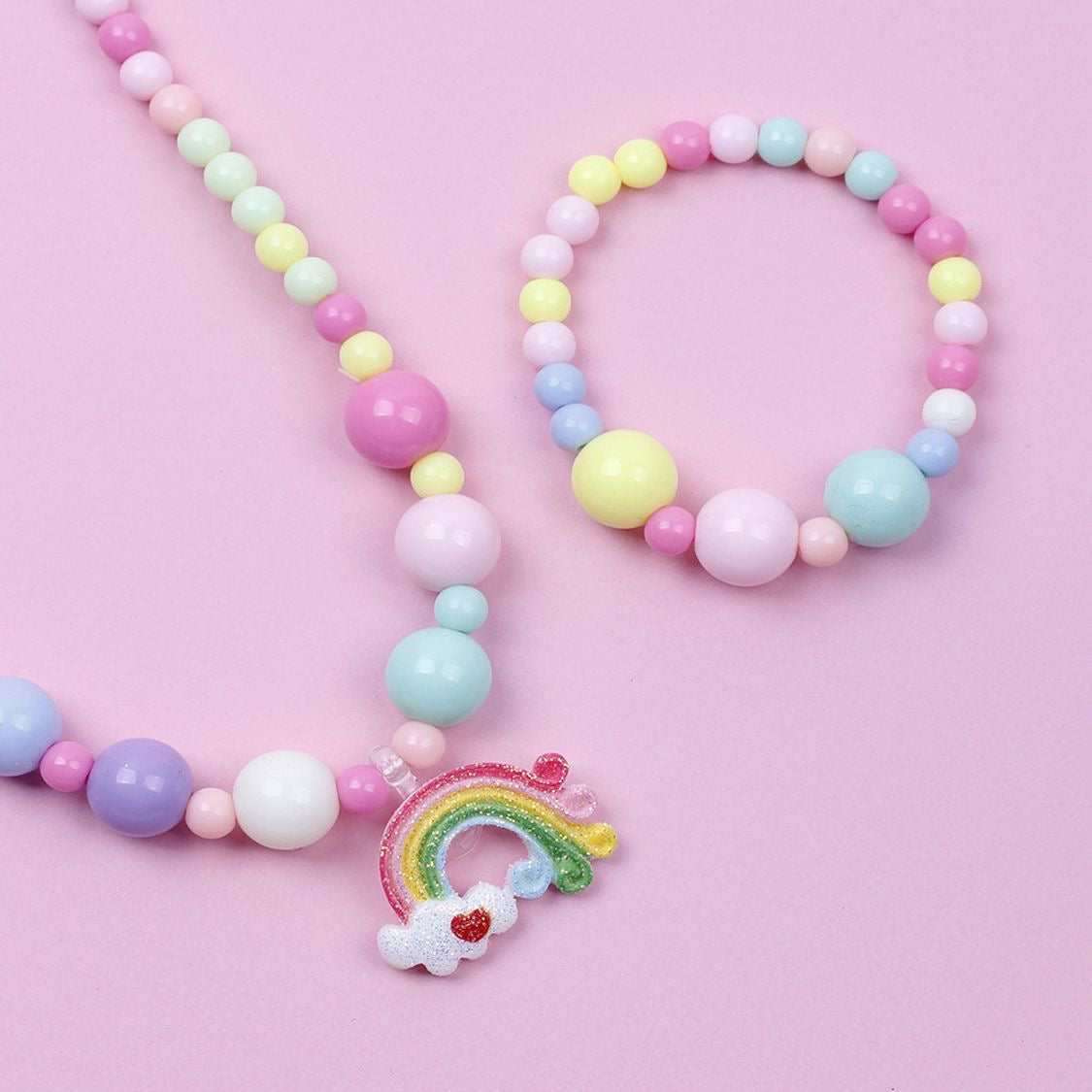 Collar Niña Arcoíris Pastel Loving Me