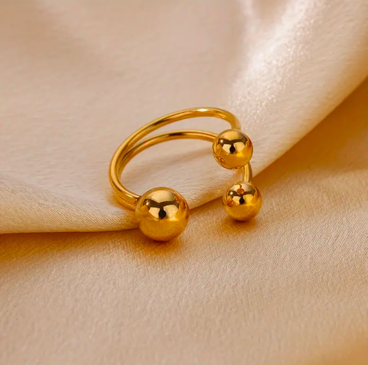 Anillo Trío Balines Abierto