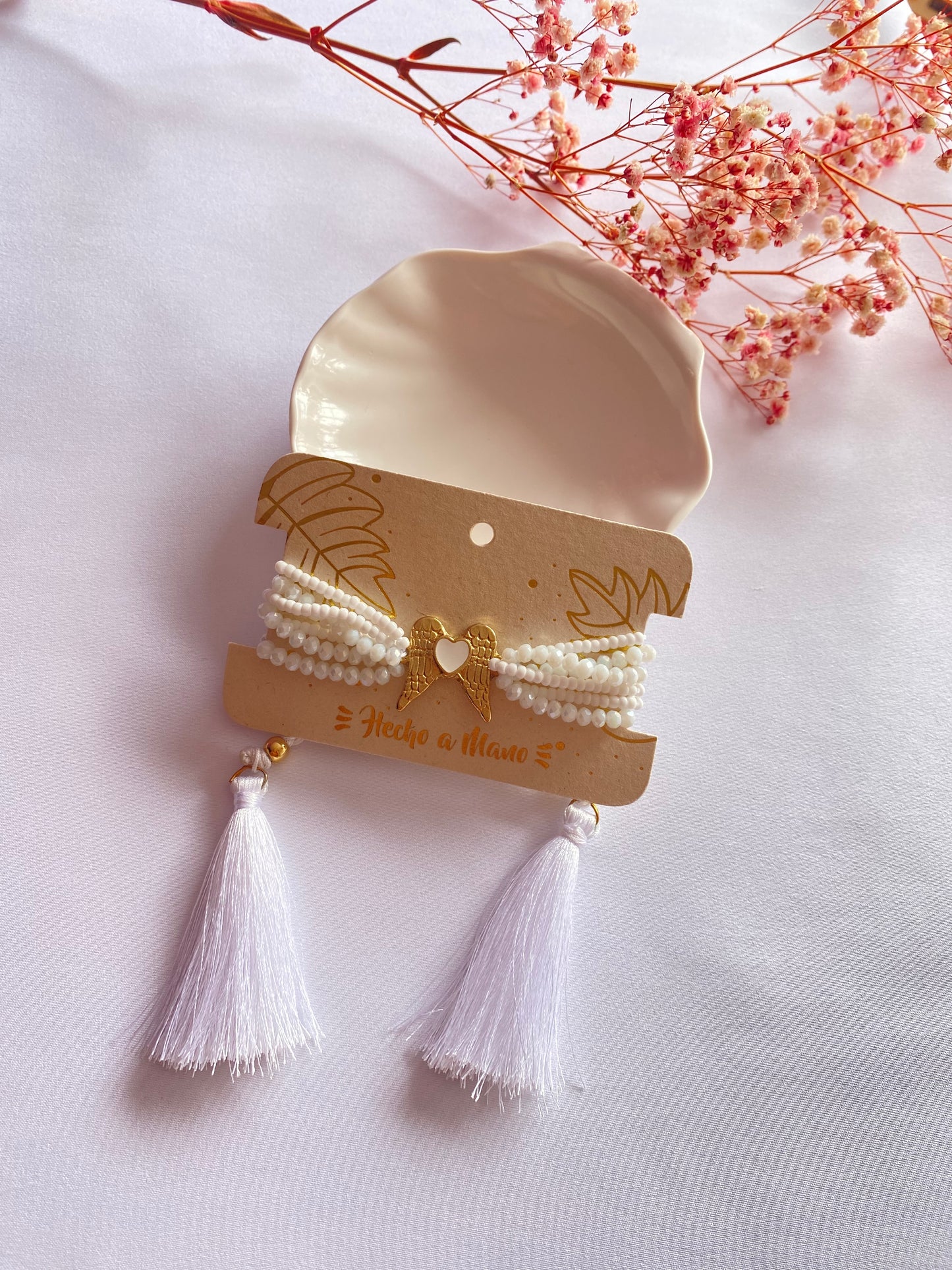 Brazalete Blanco Alas