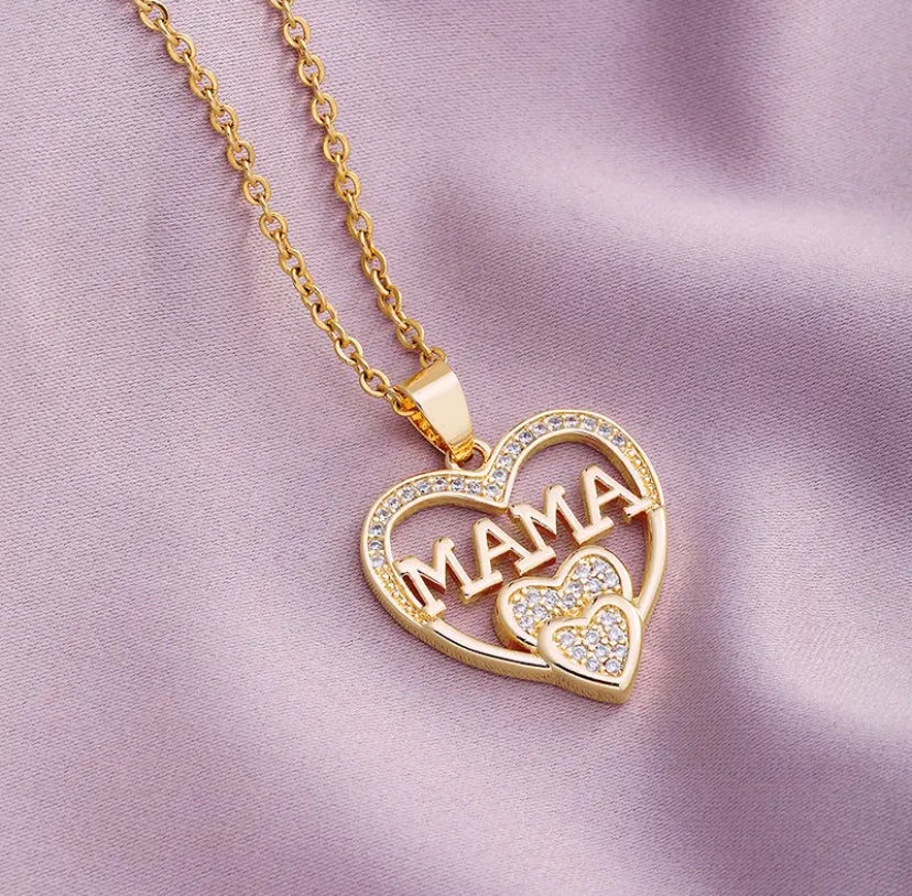 Collar Mamá Corazones