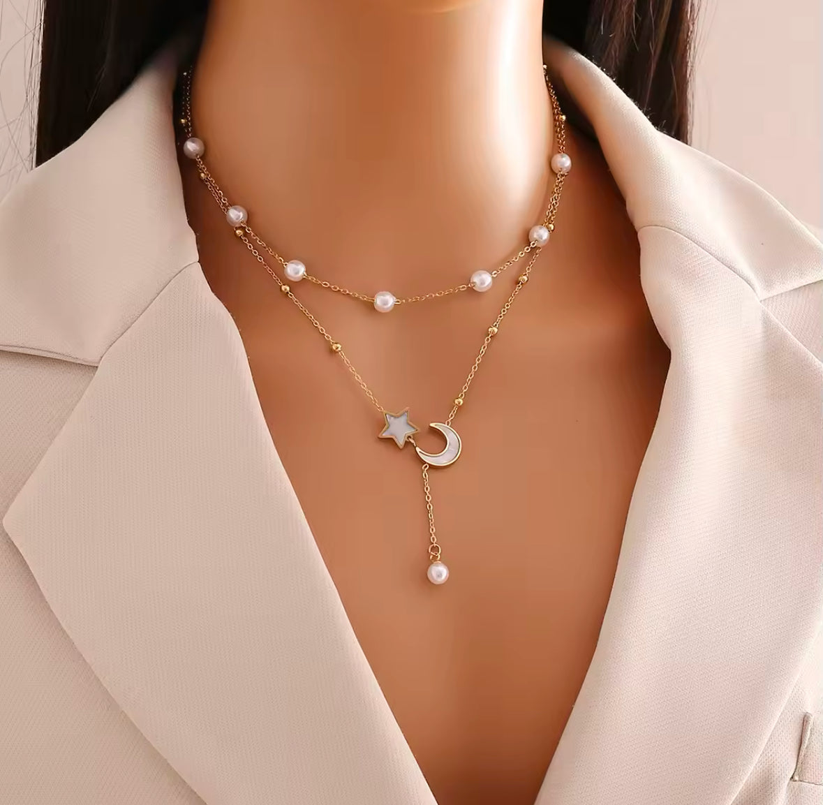 Collar Dúo Estelar Amor