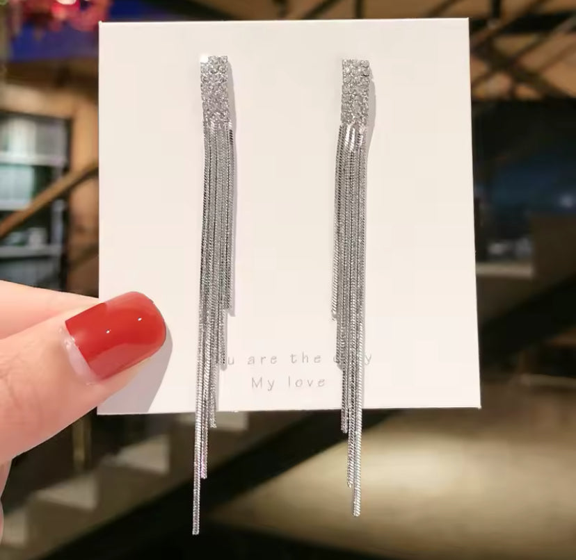 Aretes Fiesta Plateado D