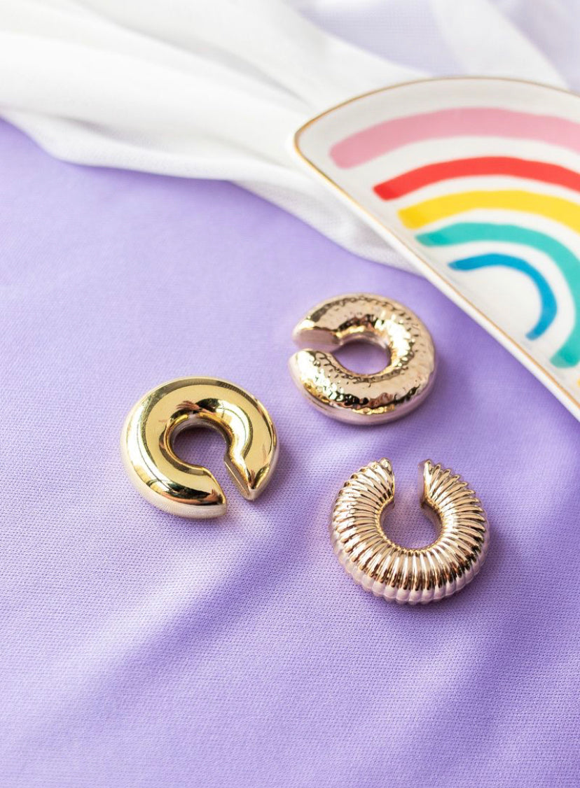 Earcuff Chunky Caracol Amor