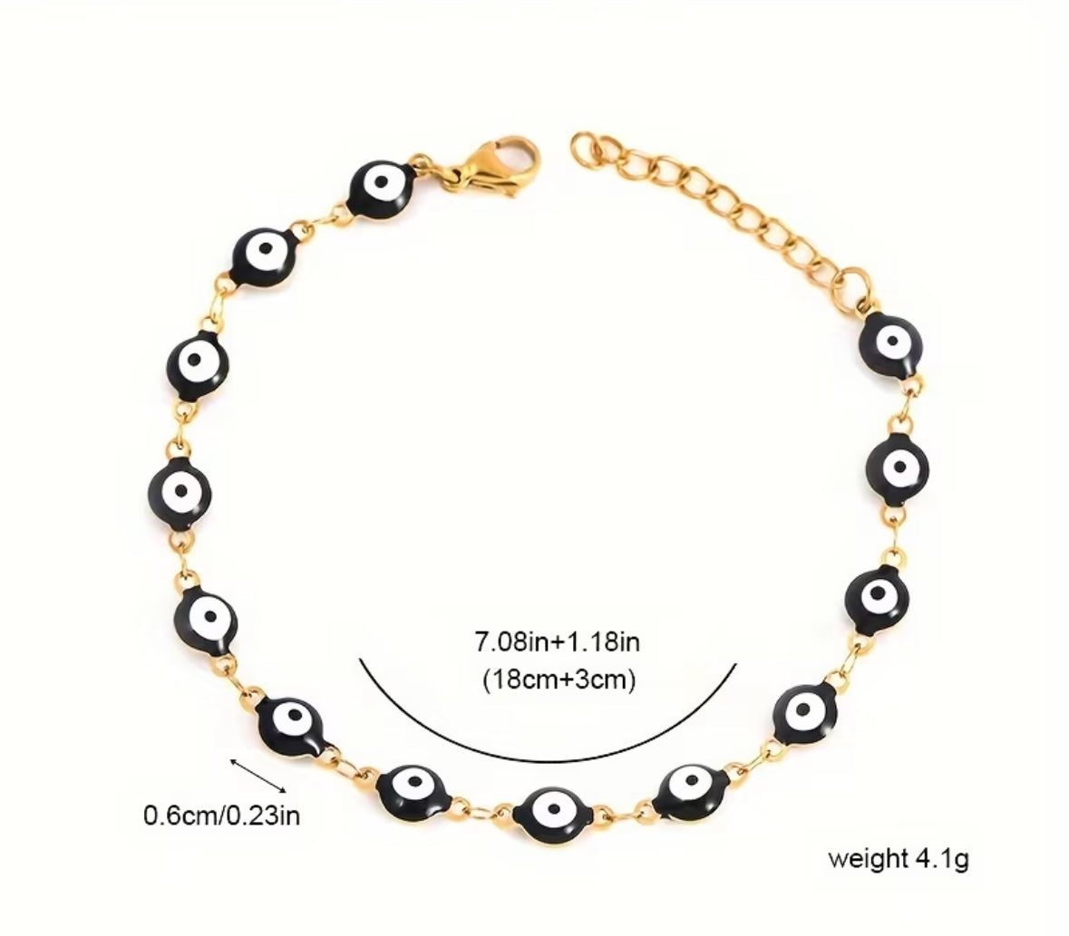 Pulsera Ojo Turco Negra