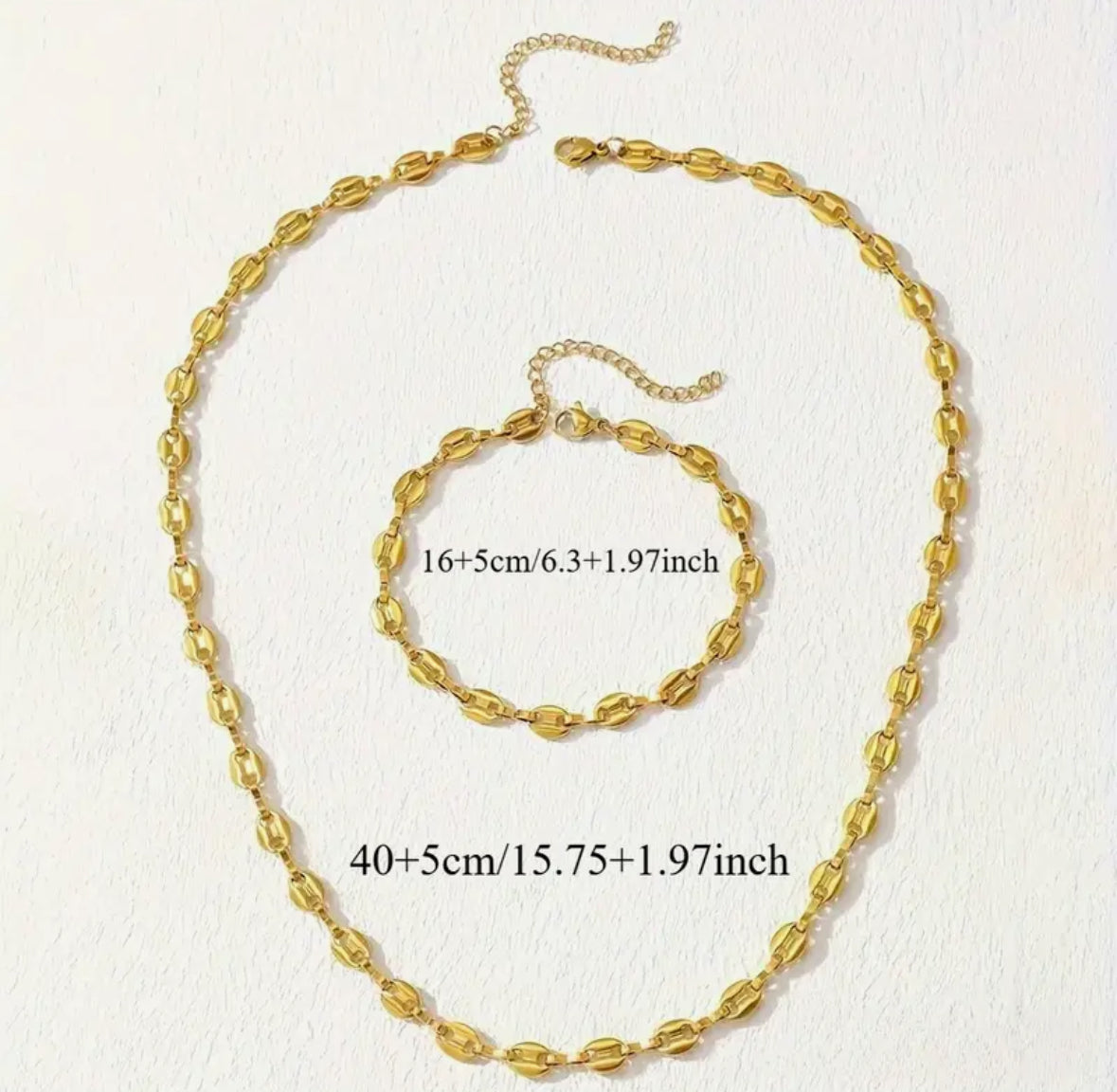 Combo Gucci Collar y Pulsera