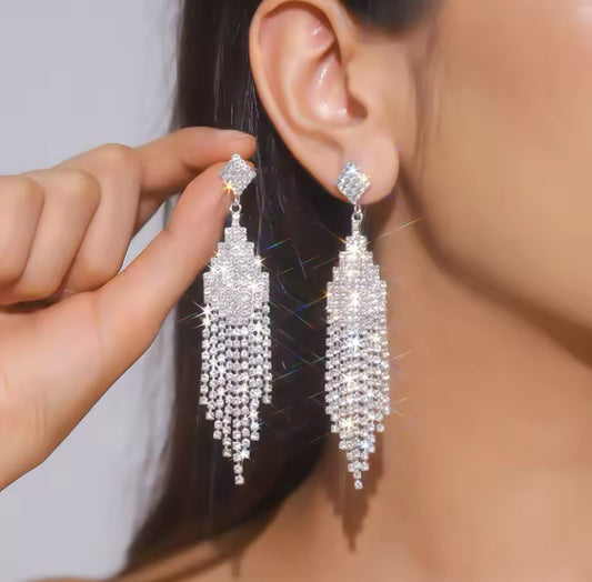 Aretes Fiesta Plateado A