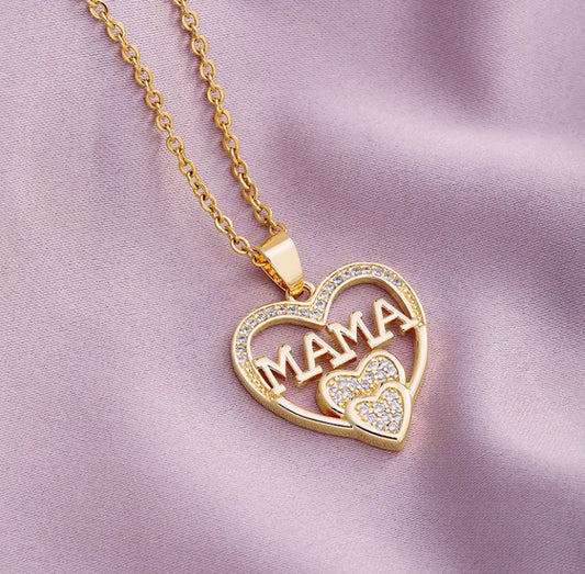 Collar Mamá Corazones