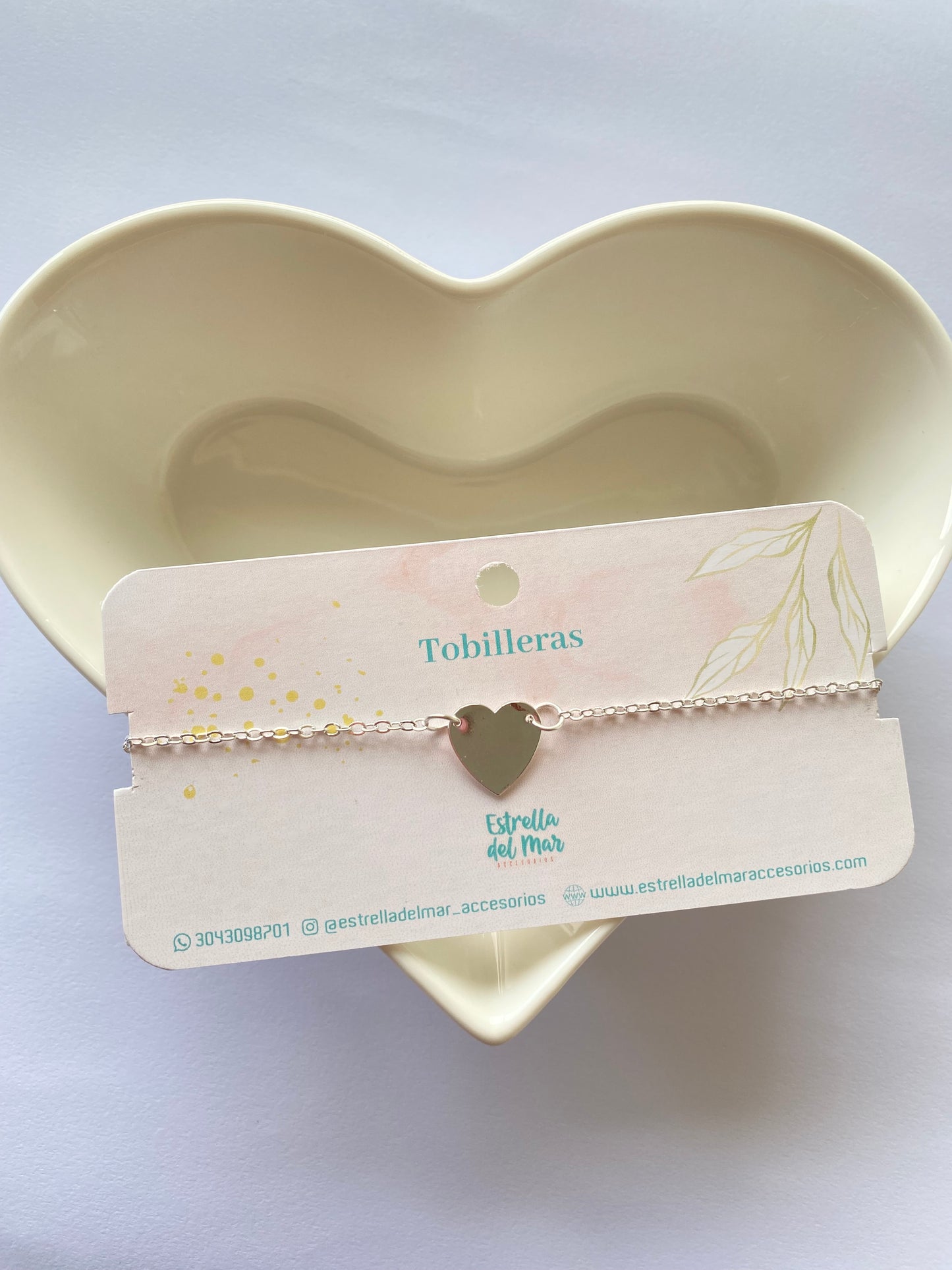 Tobillera Corazón Amor