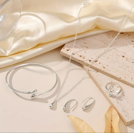 Combo Gota Pequeña Plateada